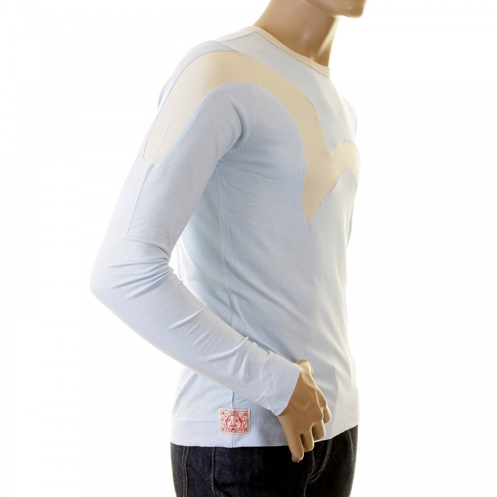 Rare and Original Sky Blue  Long Sleeve T Shirt