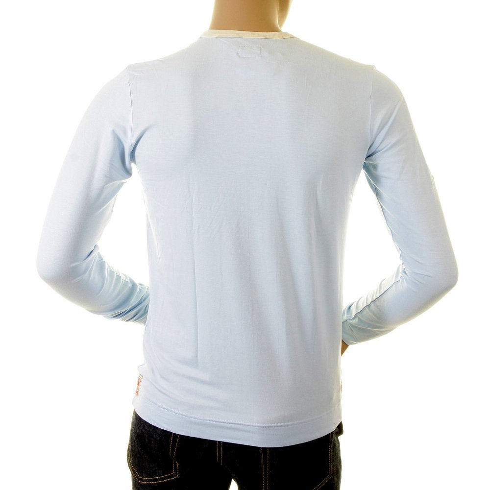 Rare and Original Sky Blue  Long Sleeve T Shirt