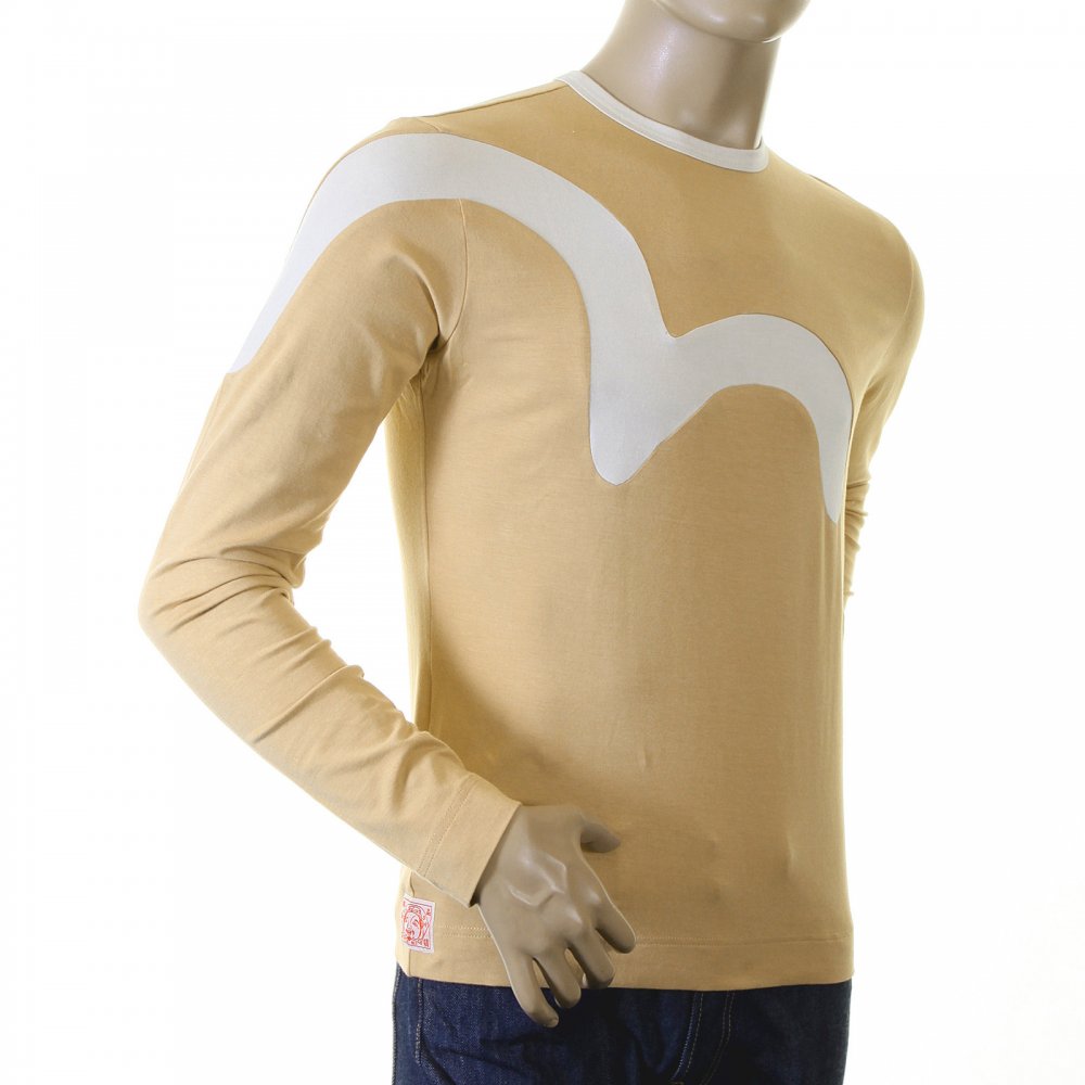 Rare and Original Camel Coloured Long Sleeve T Shirt