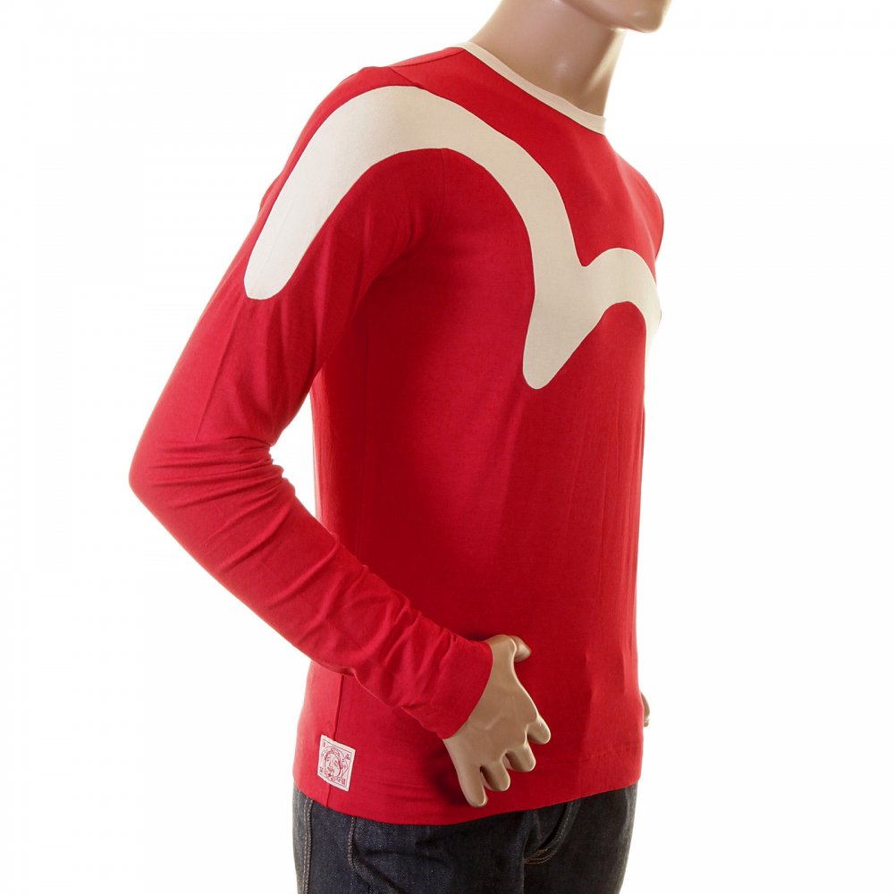 Rare and Original Flame Red Long Sleeve T Shirt