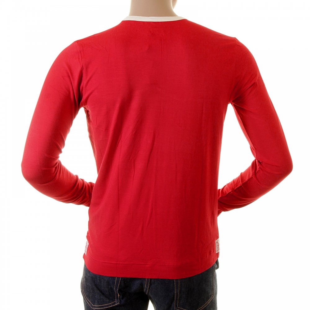 Rare and Original Flame Red Long Sleeve T Shirt