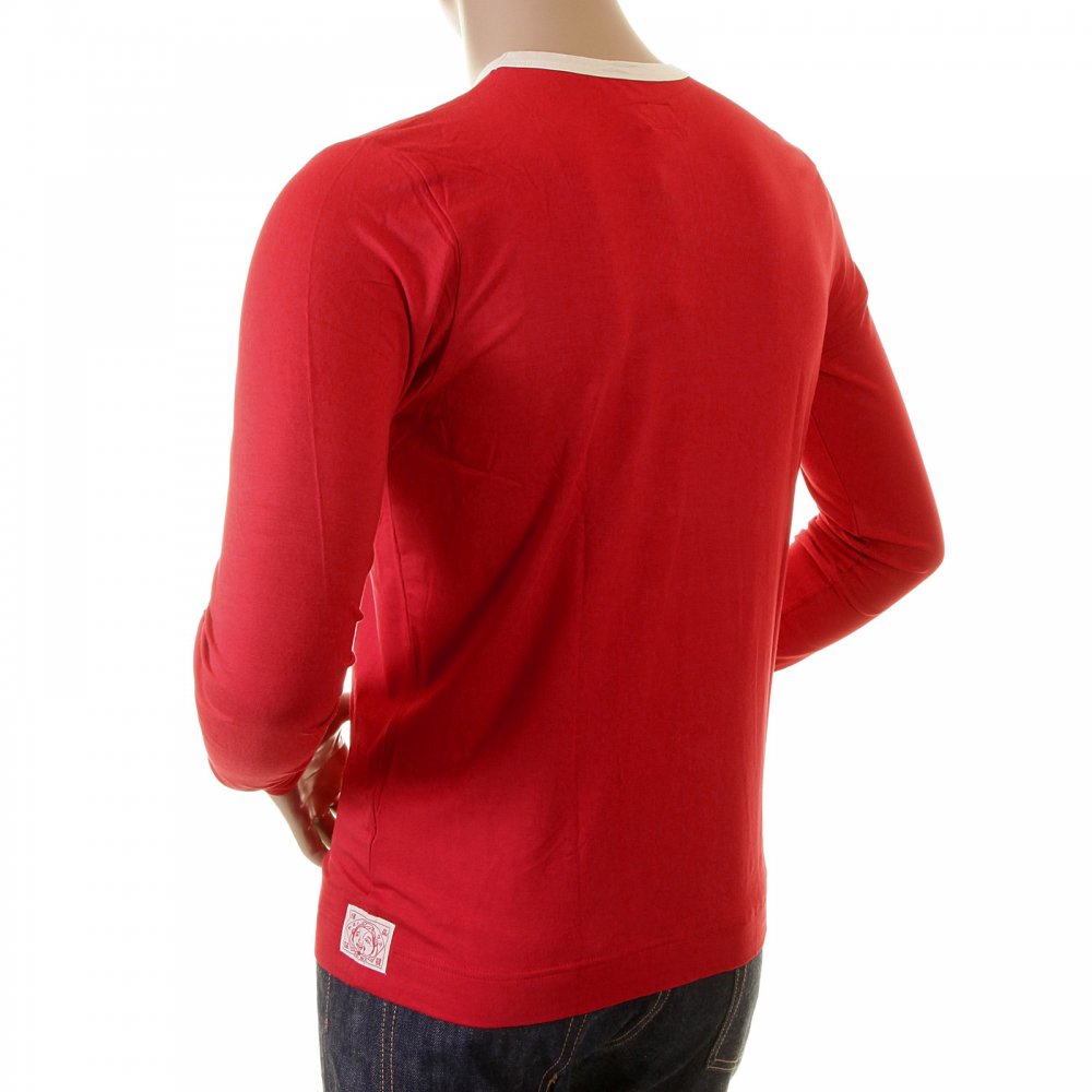 Rare and Original Flame Red Long Sleeve T Shirt