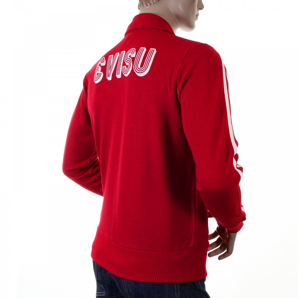 Early and Authentic Red Retro Track Jacket