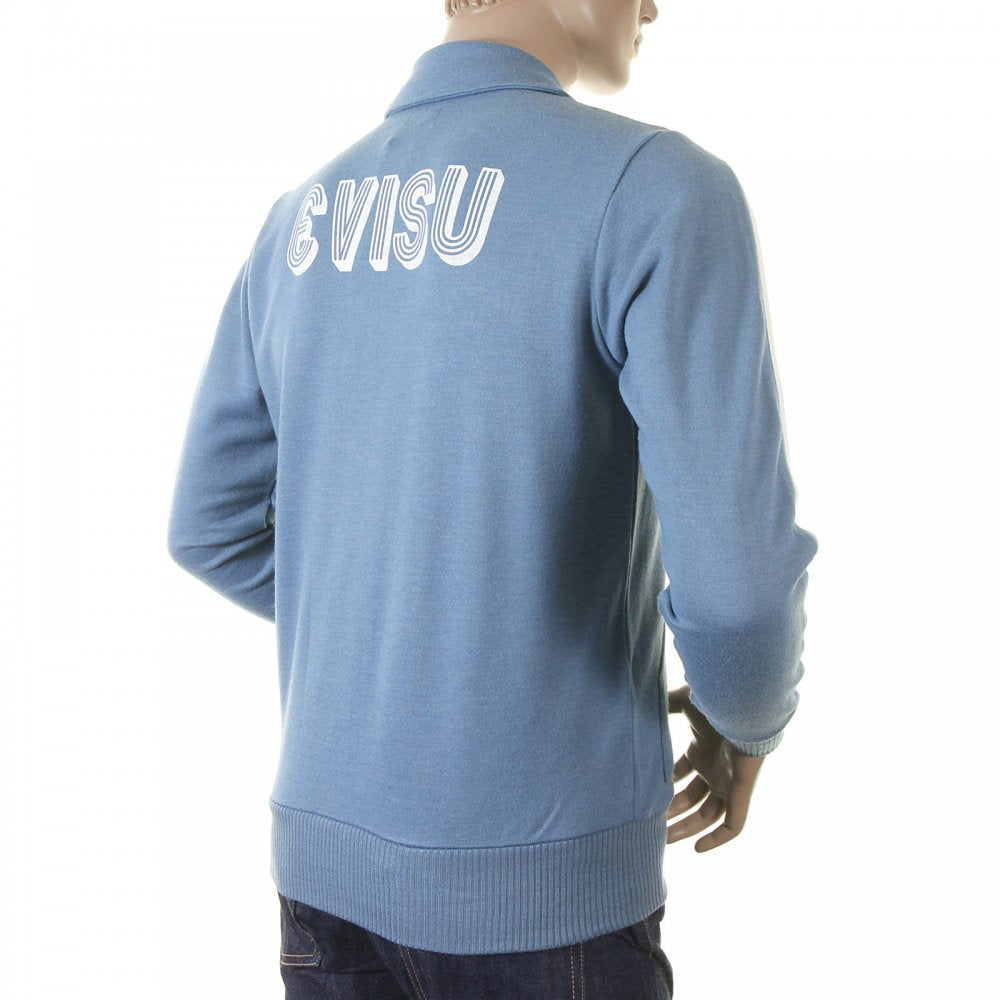 Early and Authentic Azure Blue Retro Track Jacket