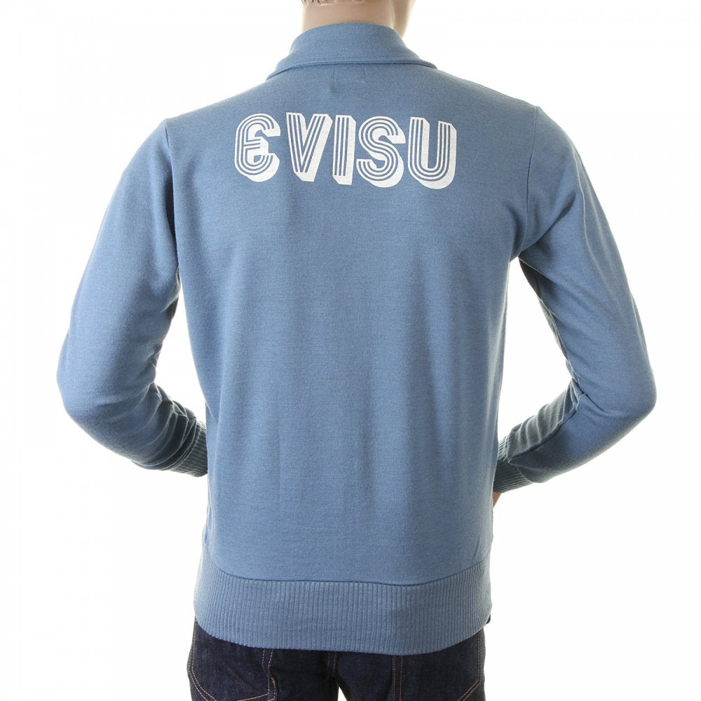 Early and Authentic Azure Blue Retro Track Jacket
