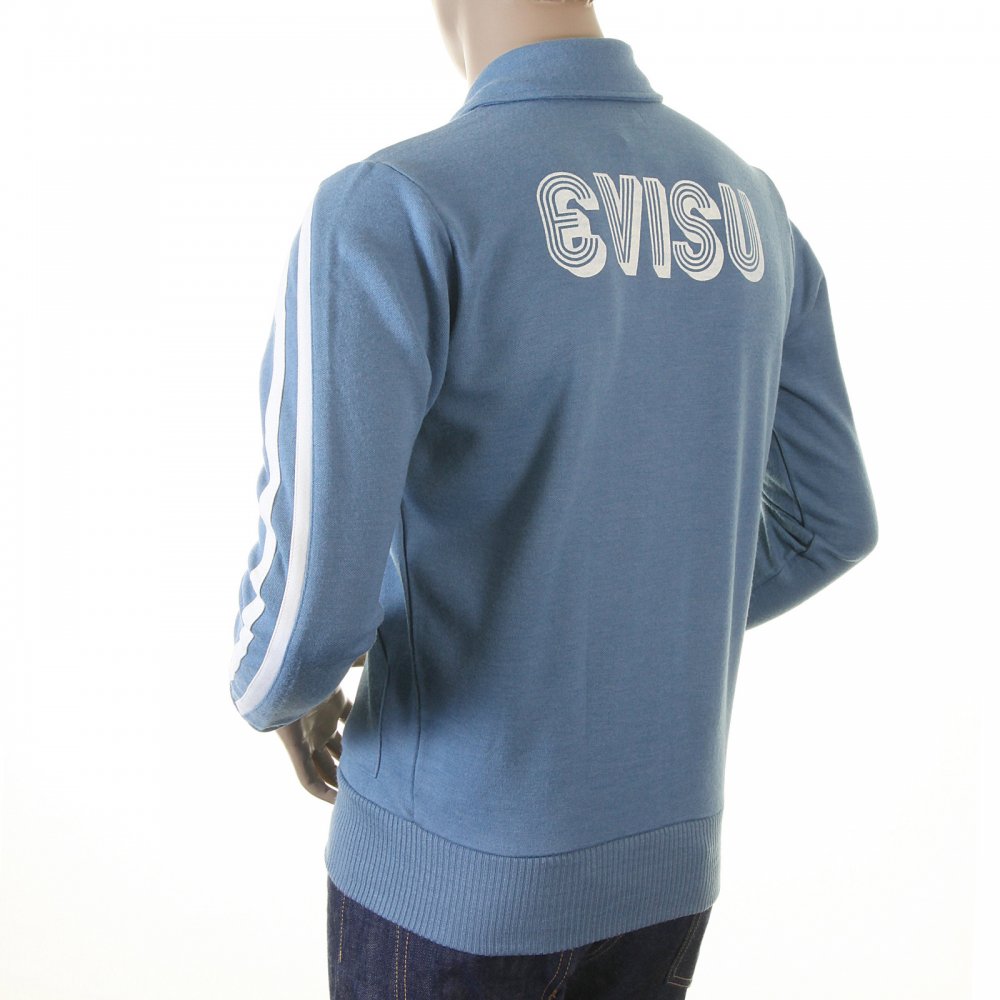 Early and Authentic Azure Blue Retro Track Jacket