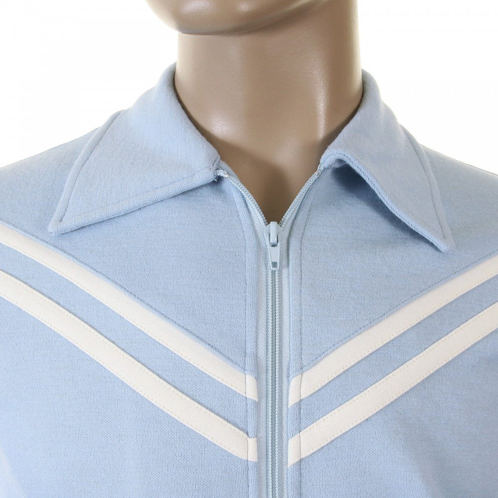 Early and Authentic Sky Blue Retro Track Jacket