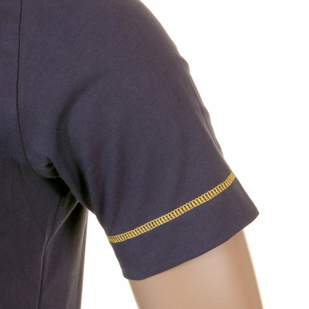 Rare Ink Blue T-Shirt with SUN DRIED DENIM Logo