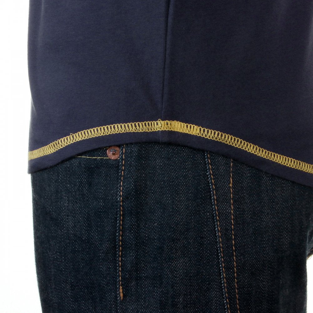 Rare Ink Blue T-Shirt with SUN DRIED DENIM Logo