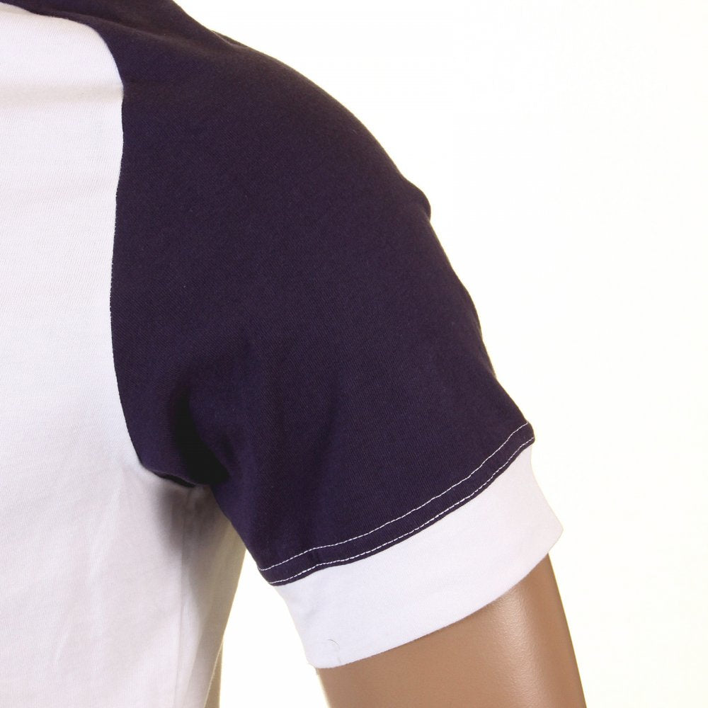 Rare and Original White with Ink Blue T-Shirt