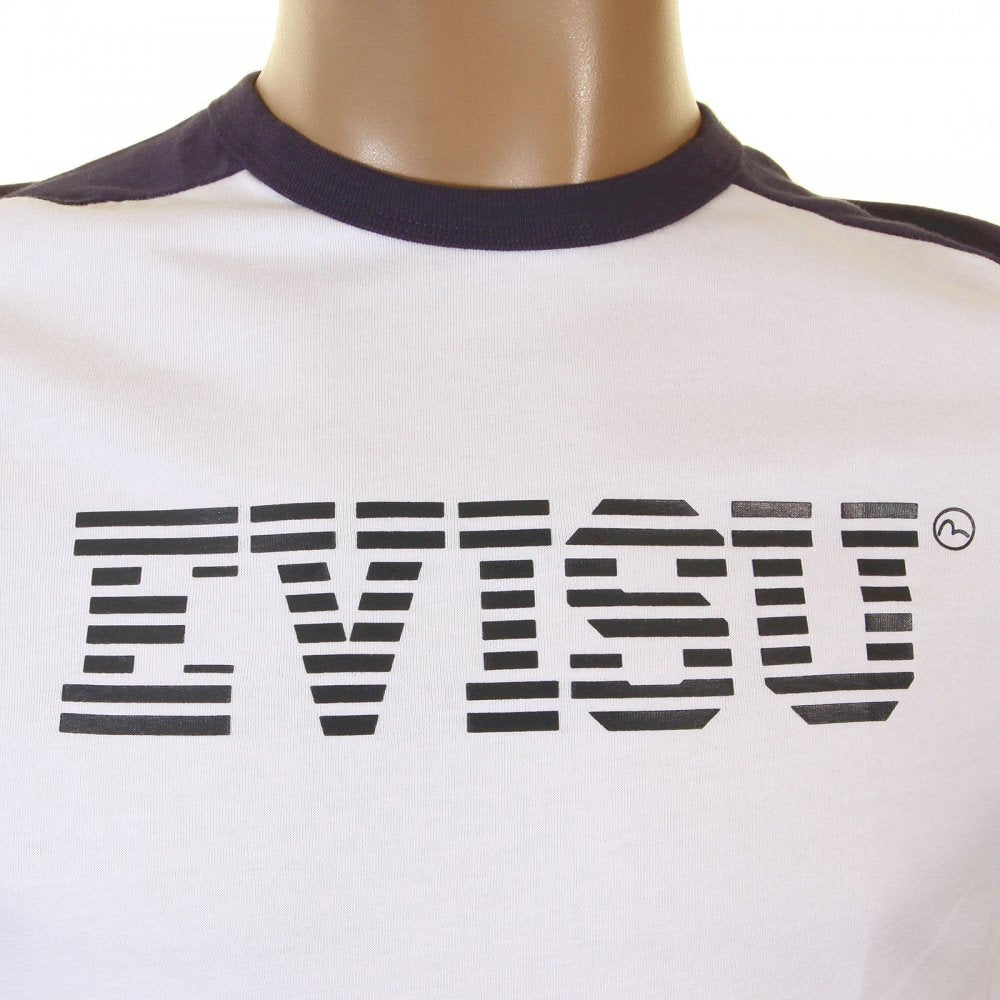 Early and Rare White with Ink Blue Short Sleeve T-Shirt
