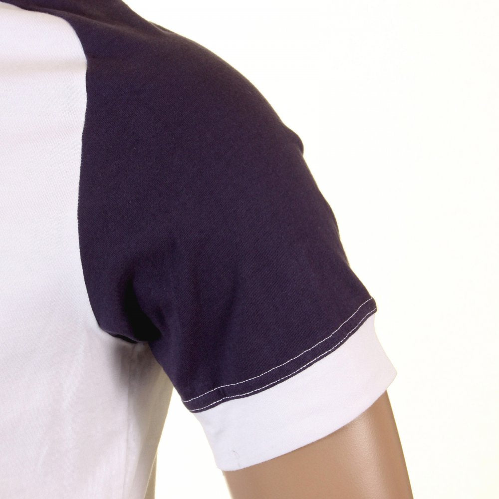 Early and Rare White with Ink Blue Short Sleeve T-Shirt