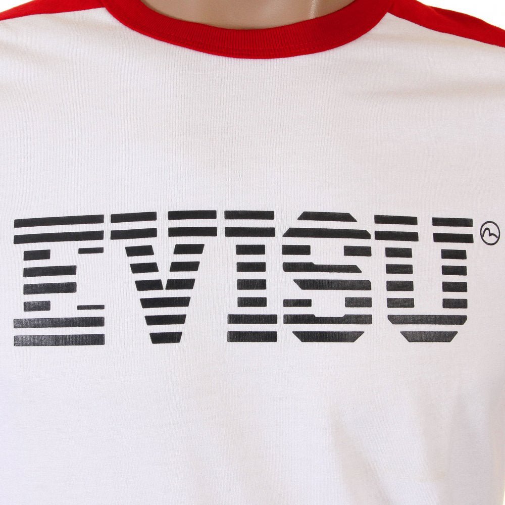 Original and Rare White with Red Short Sleeve T-Shirt