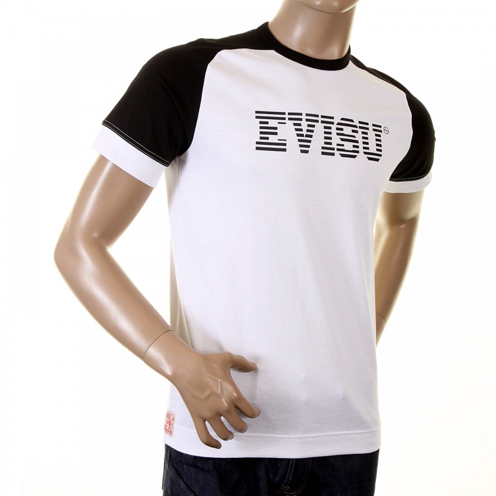 Early and Rare White with Black Short Sleeve T-Shirt