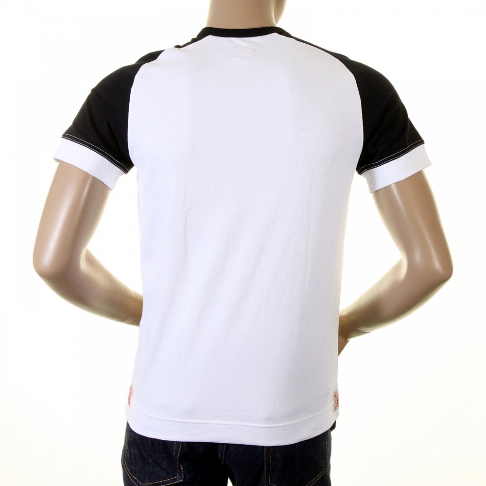 Early and Rare White with Black Short Sleeve T-Shirt