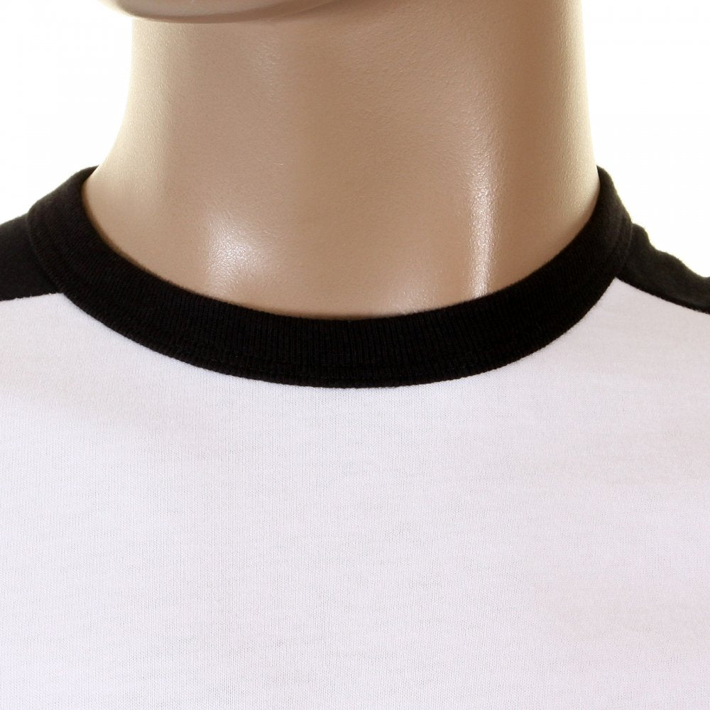 Early and Rare White with Black Short Sleeve T-Shirt