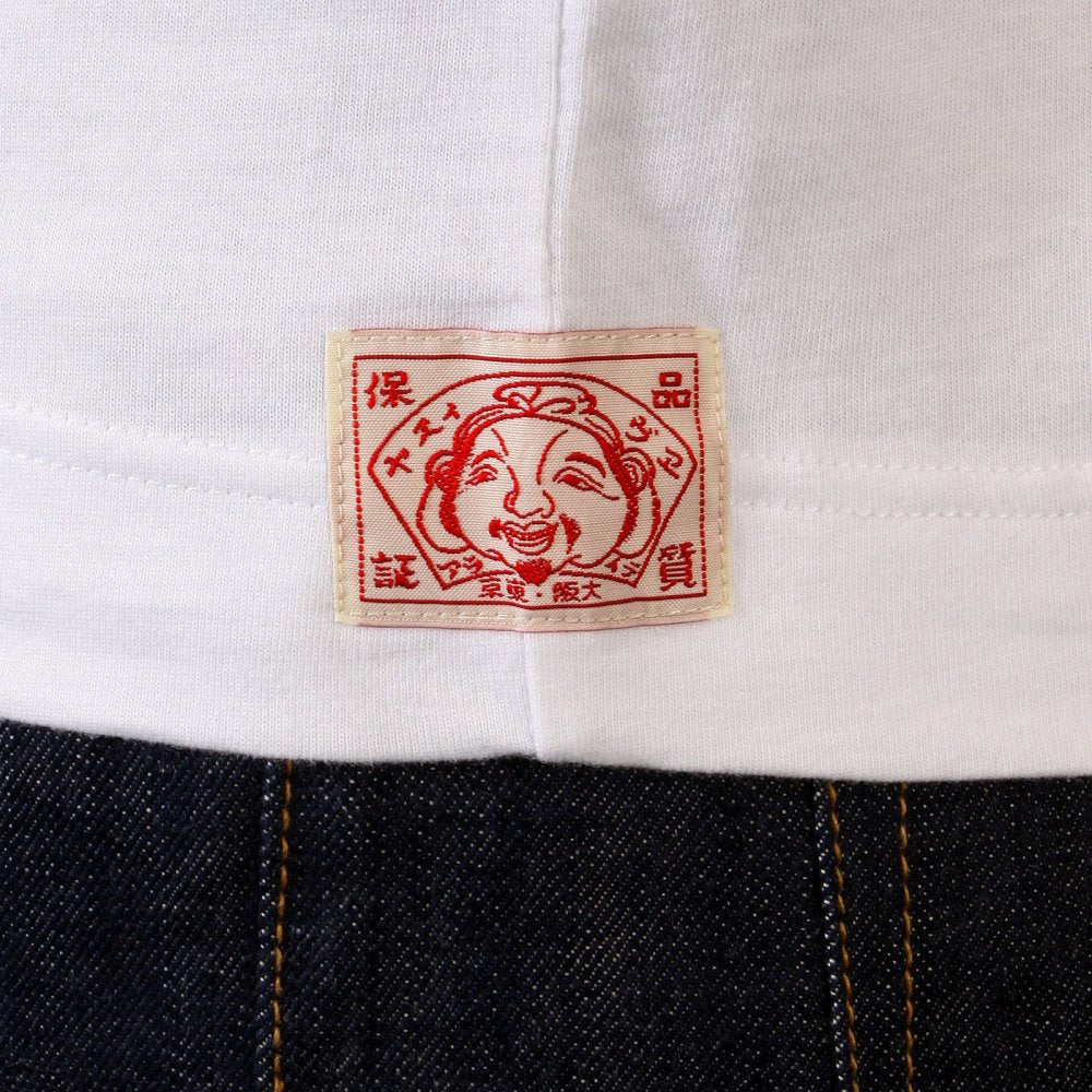 Genuine White with Red Short Sleeve T-Shirt