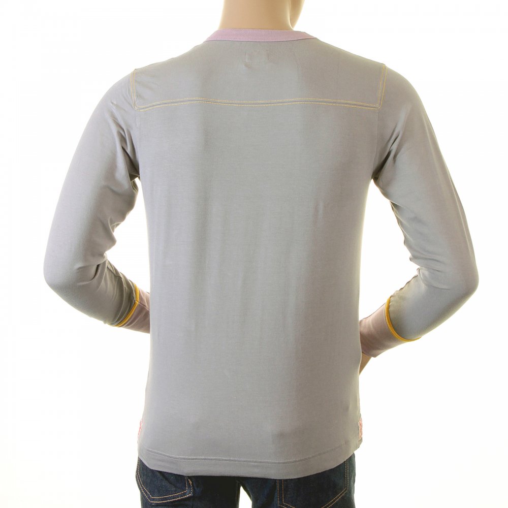 Grey Original and Rare faux college Maniac cotton t shirt