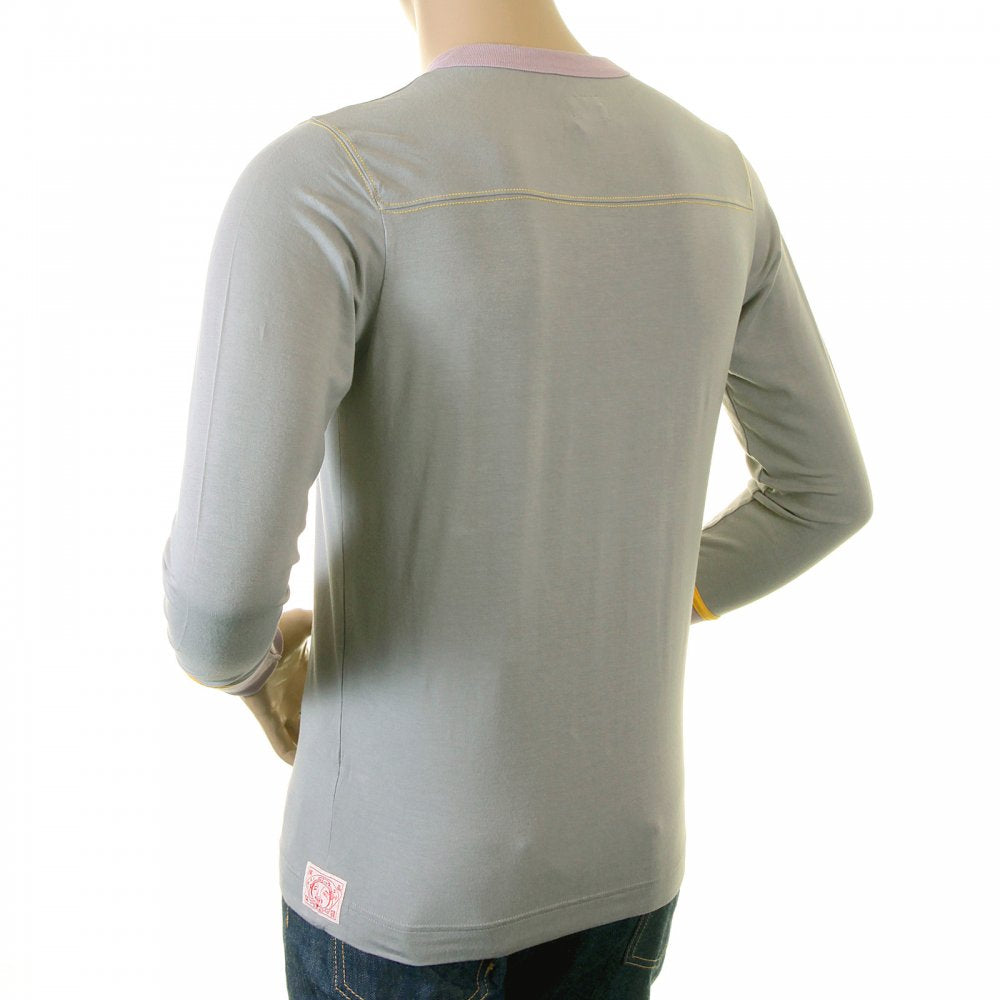 Grey Original and Rare faux college Maniac cotton t shirt