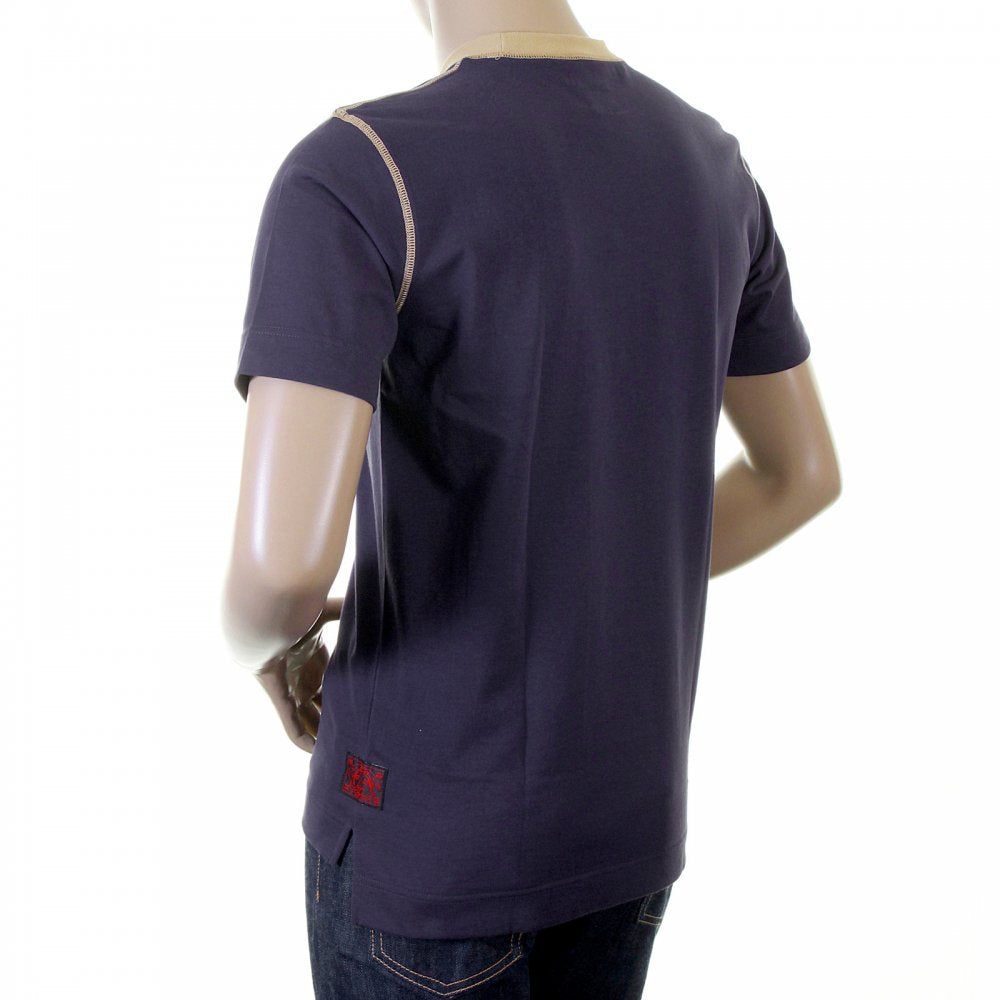Rare Denim Dinner Print T shirt