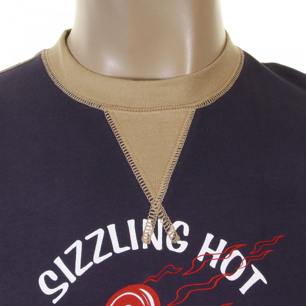 Rare Denim Dinner Print T shirt