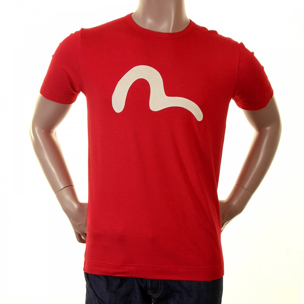 Authentic and Rare Red Insert Logo T Shirt