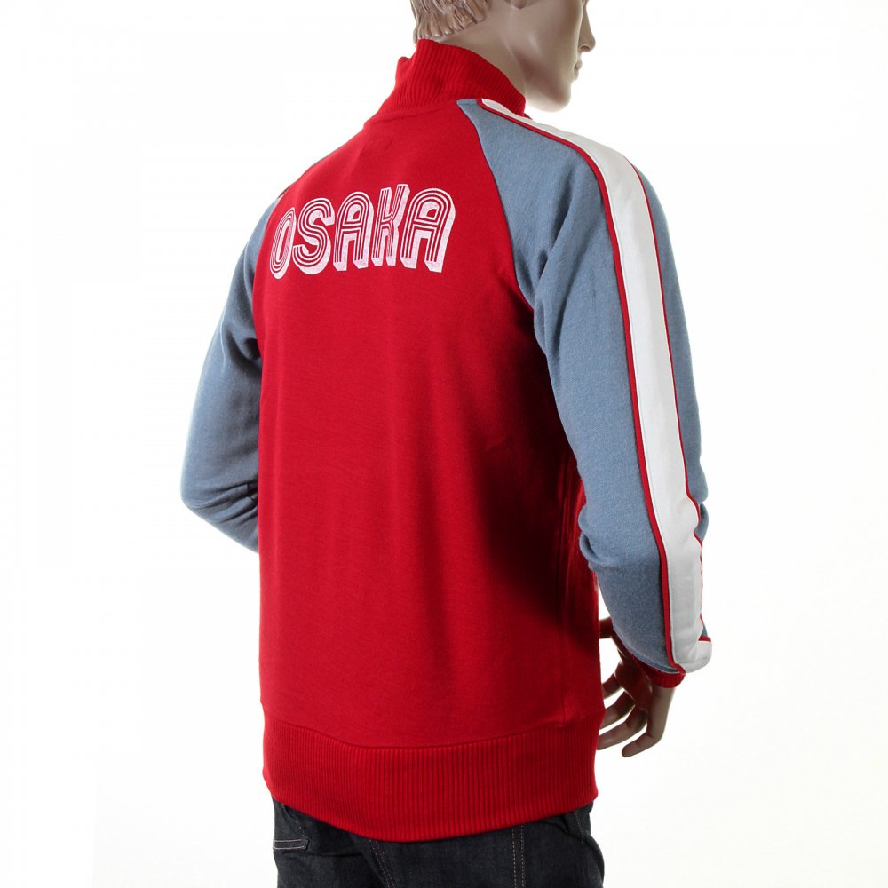 Rare Red Collared Regular Fit Osaka Track Jacket