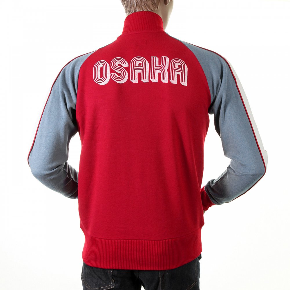 Rare Red Collared Regular Fit Osaka Track Jacket