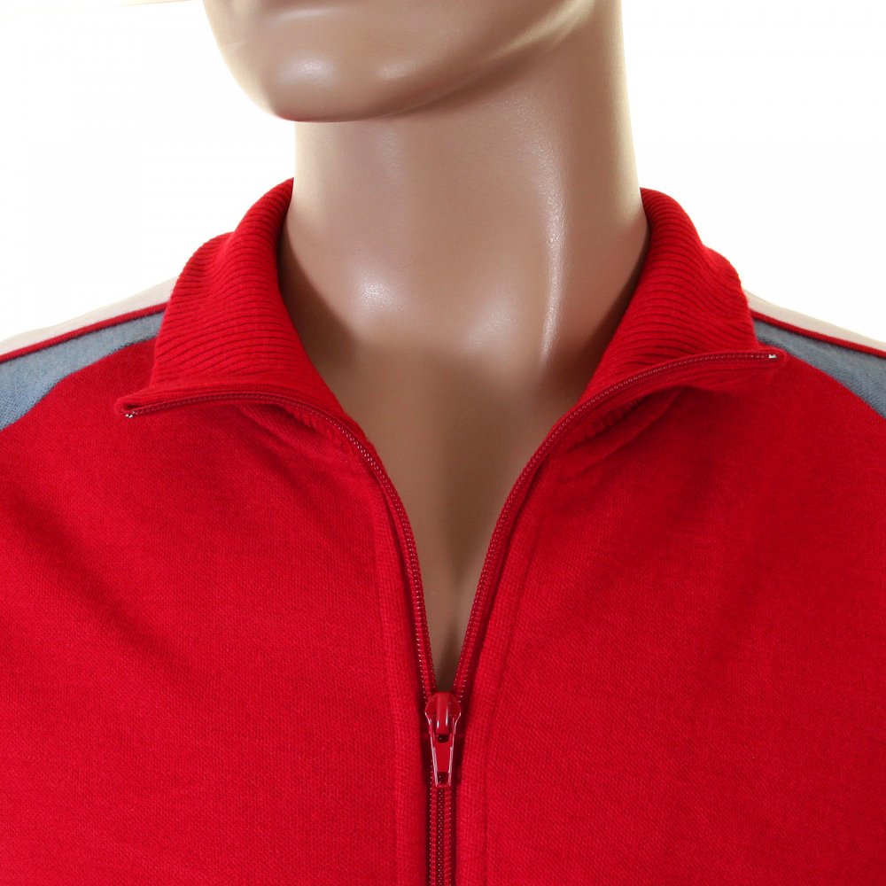 Rare Red Collared Regular Fit Osaka Track Jacket