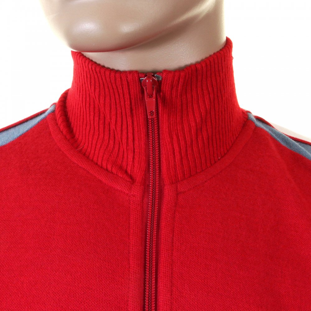 Rare Red Collared Regular Fit Osaka Track Jacket