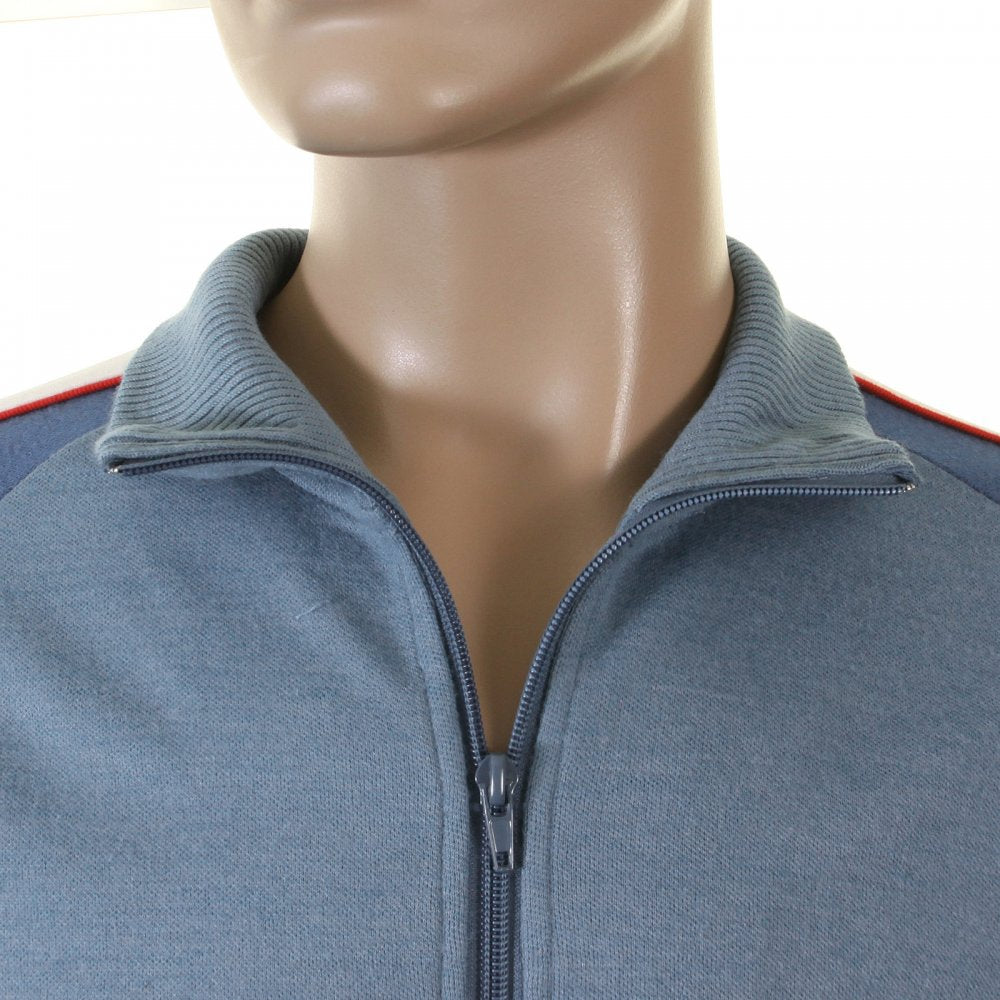 Original Azzure Blue Regular Fit Zipped Osaka Track Jacket