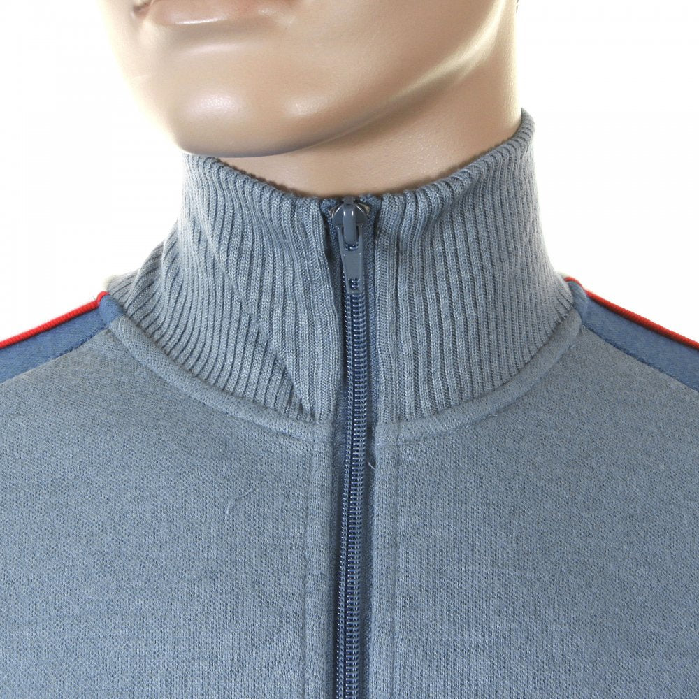 Original Azzure Blue Regular Fit Zipped Osaka Track Jacket