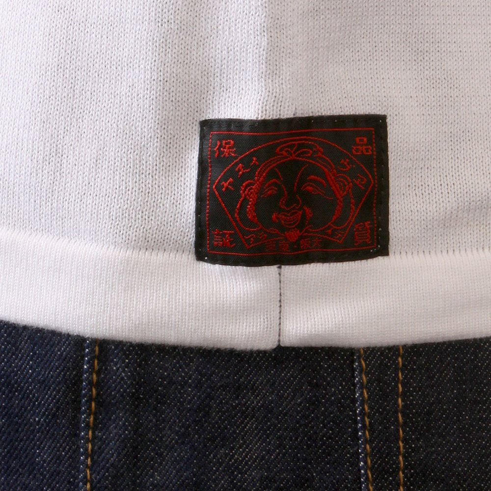 Knitted White Logo T shirt for men