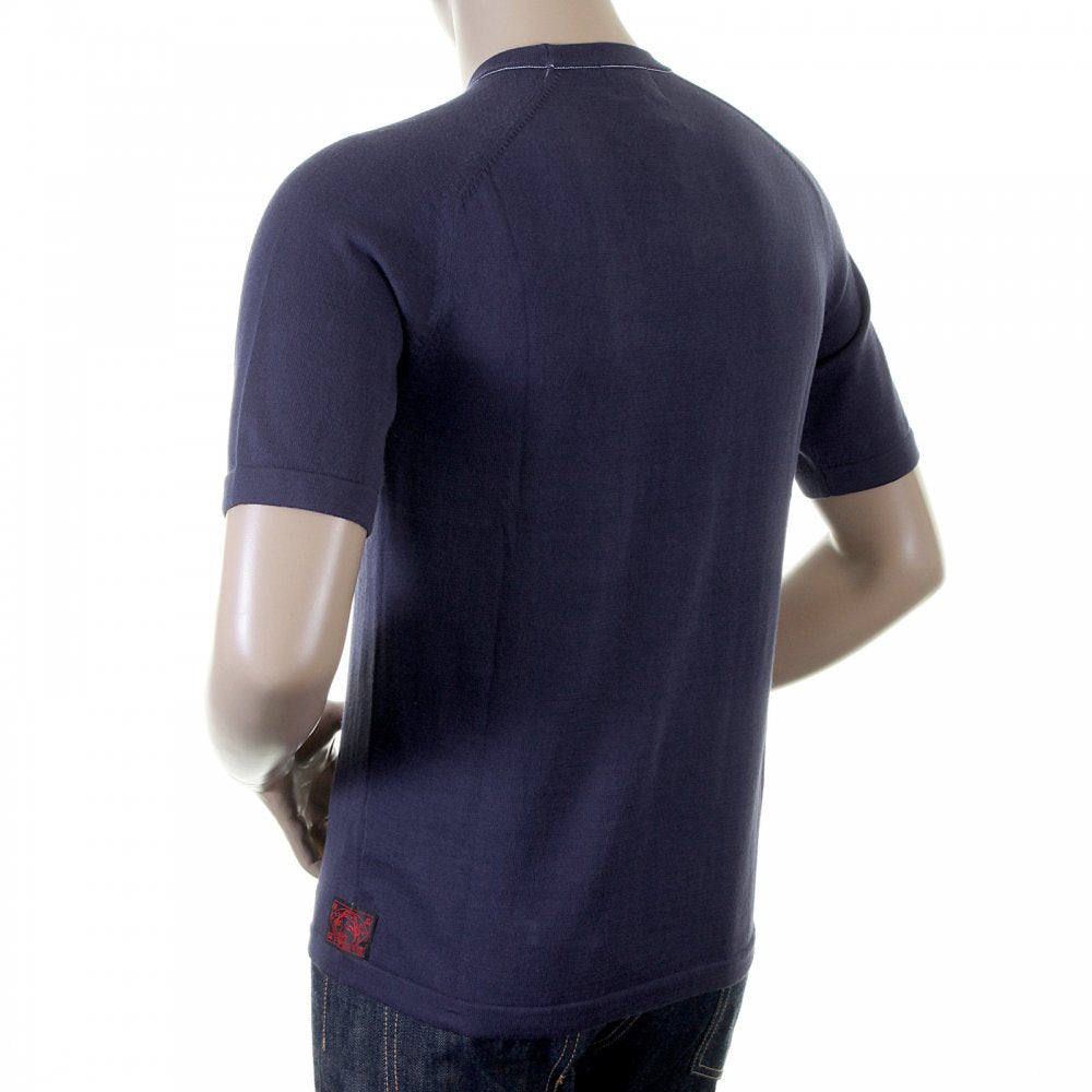 Knitted Ink Logo T shirt for men