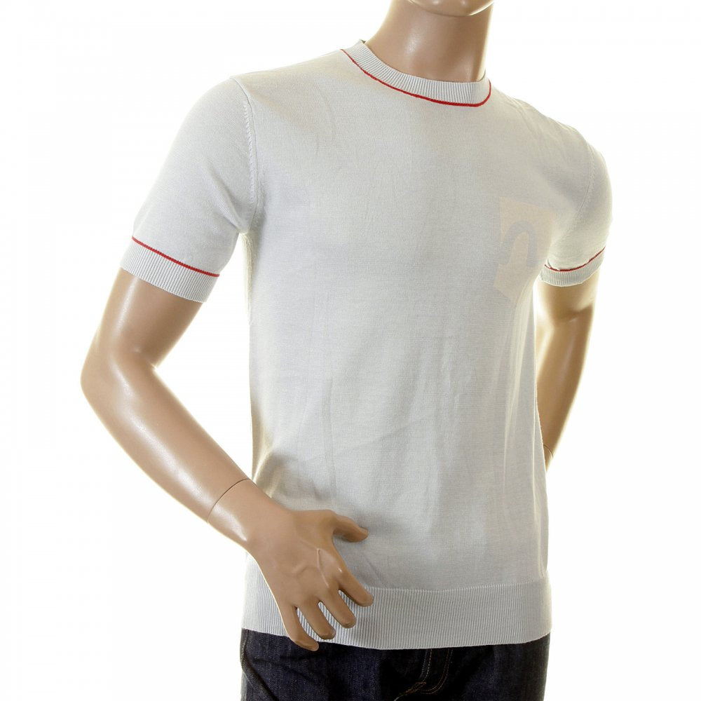 Sky Blue Logo Pocket printed T shirt for Men