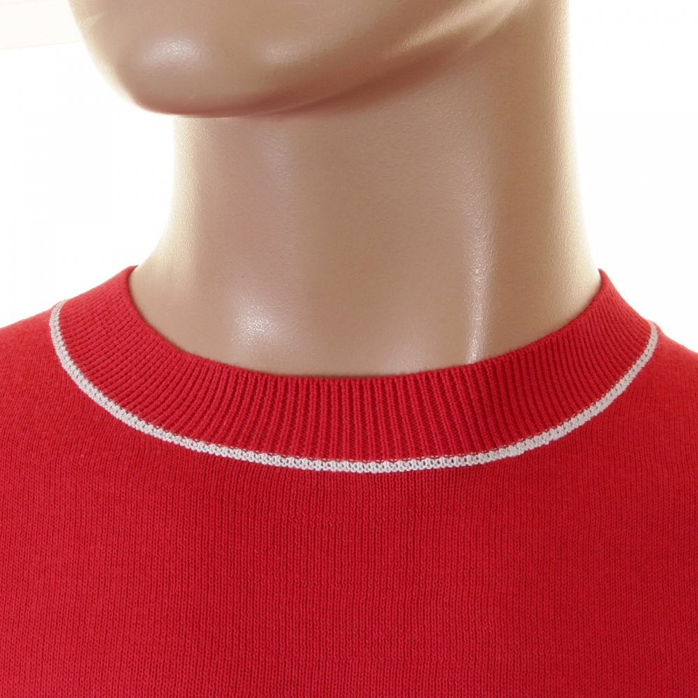 Red Logo Pocket printed T shirt for Men