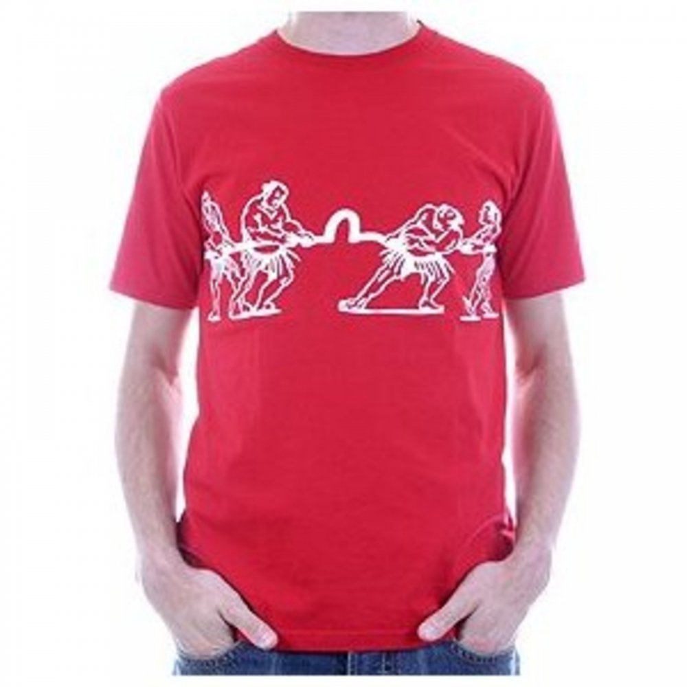 Red Regular Fit Short Sleeve Tug of War T Shirt