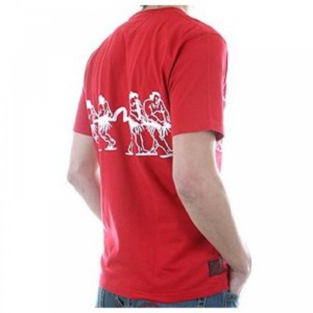 Red Regular Fit Short Sleeve Tug of War T Shirt