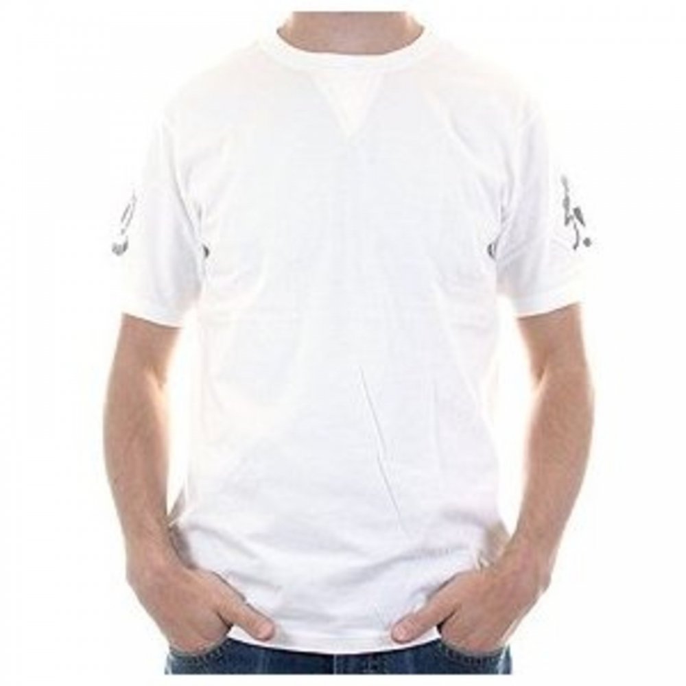 Evisumo Regular Fit White T Shirt