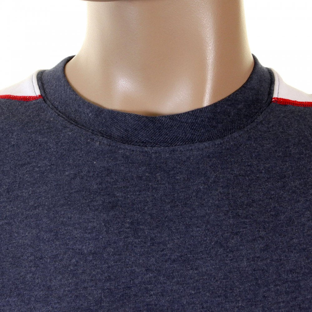Ink Blue Denim Cuff T shirt