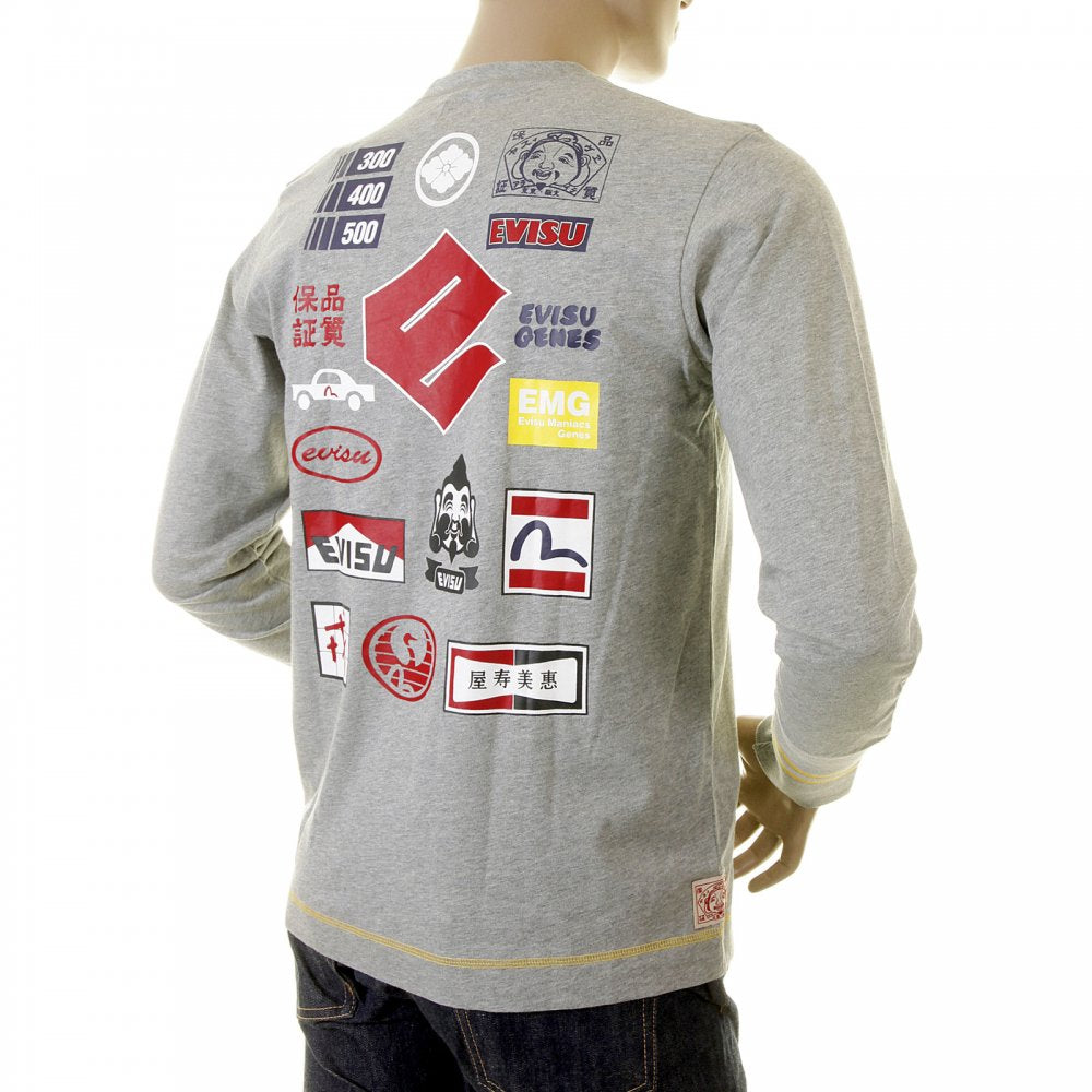 Early Original Grey EVISUZUKI long sleeve t shirt
