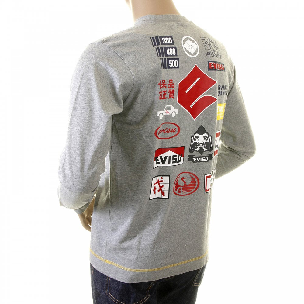 Early Original Grey EVISUZUKI long sleeve t shirt