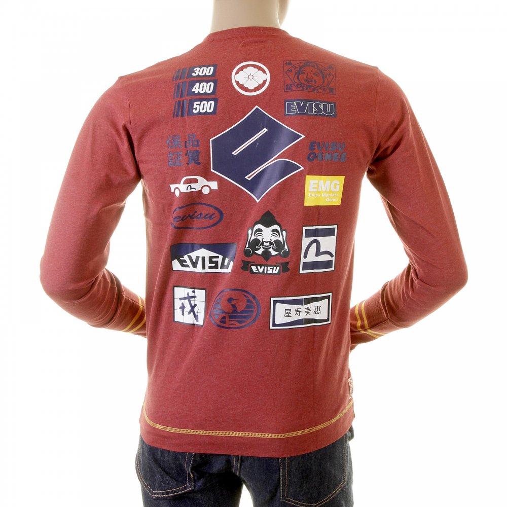 Dark Red Original Rare EVISUZUKI T Shirt