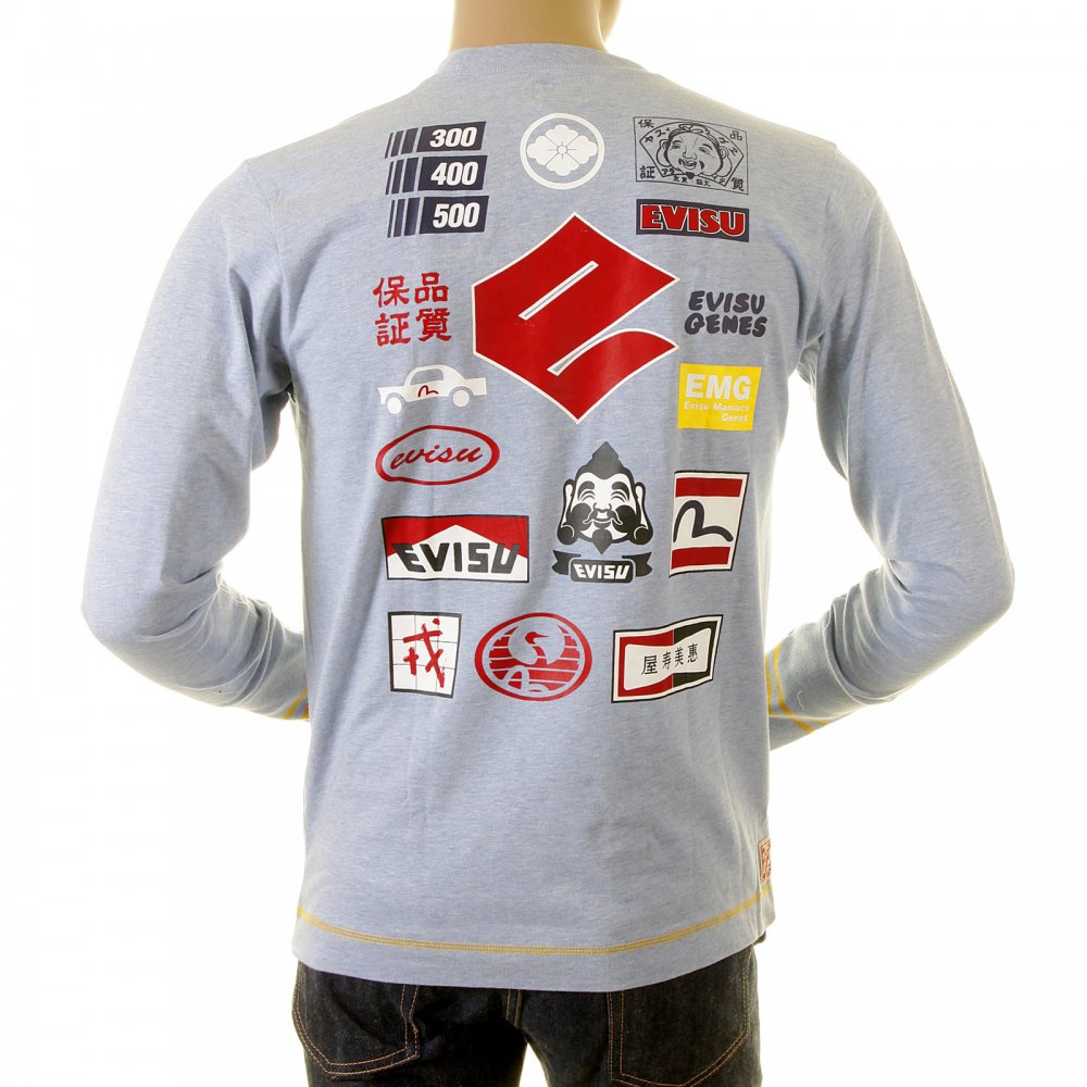 Rare Authentic Sky Blue EVISUZUKI T Shirt