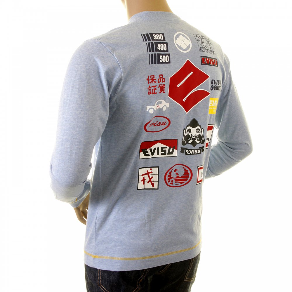 Rare Authentic Sky Blue EVISUZUKI T Shirt