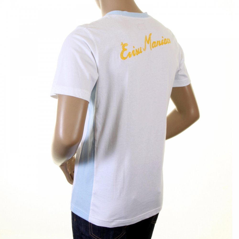 White EVISU MANIACS T Shirt