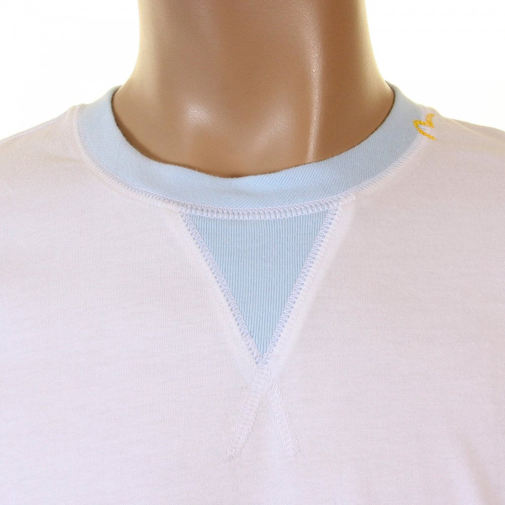 White EVISU MANIACS T Shirt