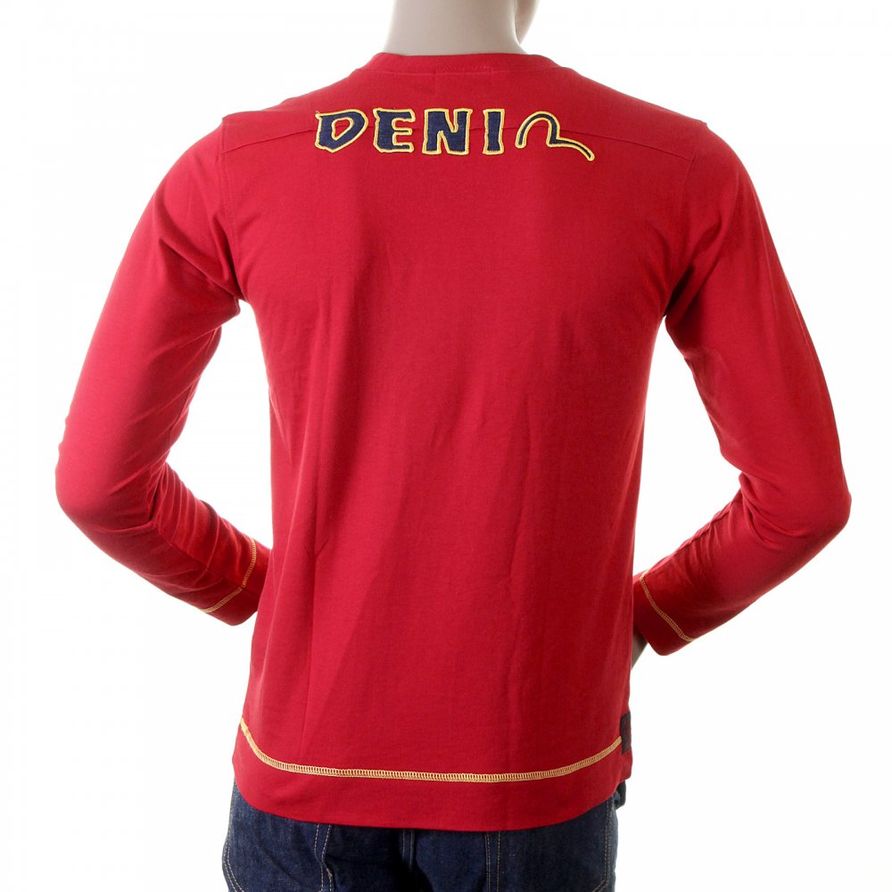 Red rare original long sleeve T shirt
