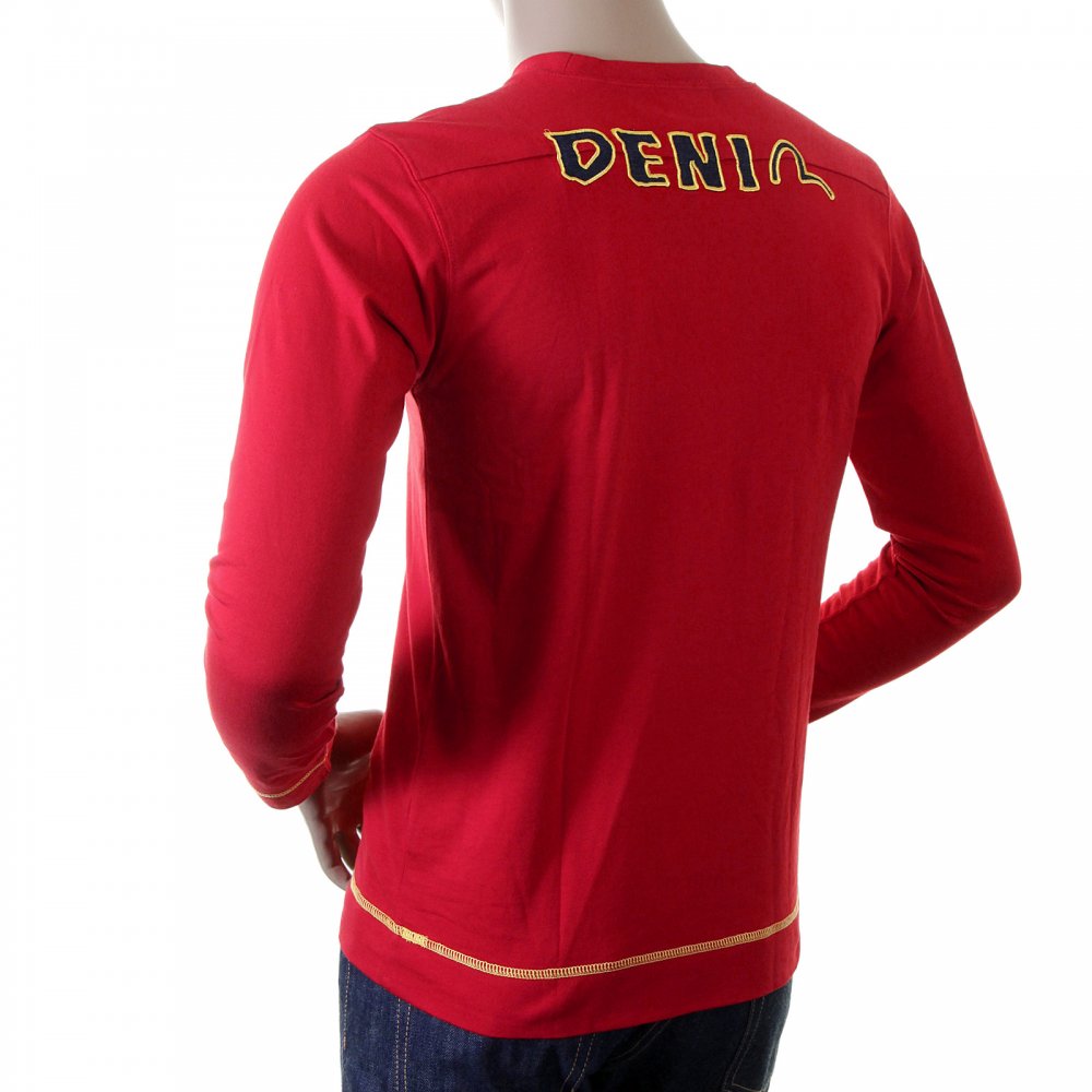 Red rare original long sleeve T shirt