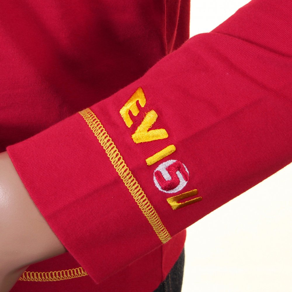 Red rare original long sleeve T shirt